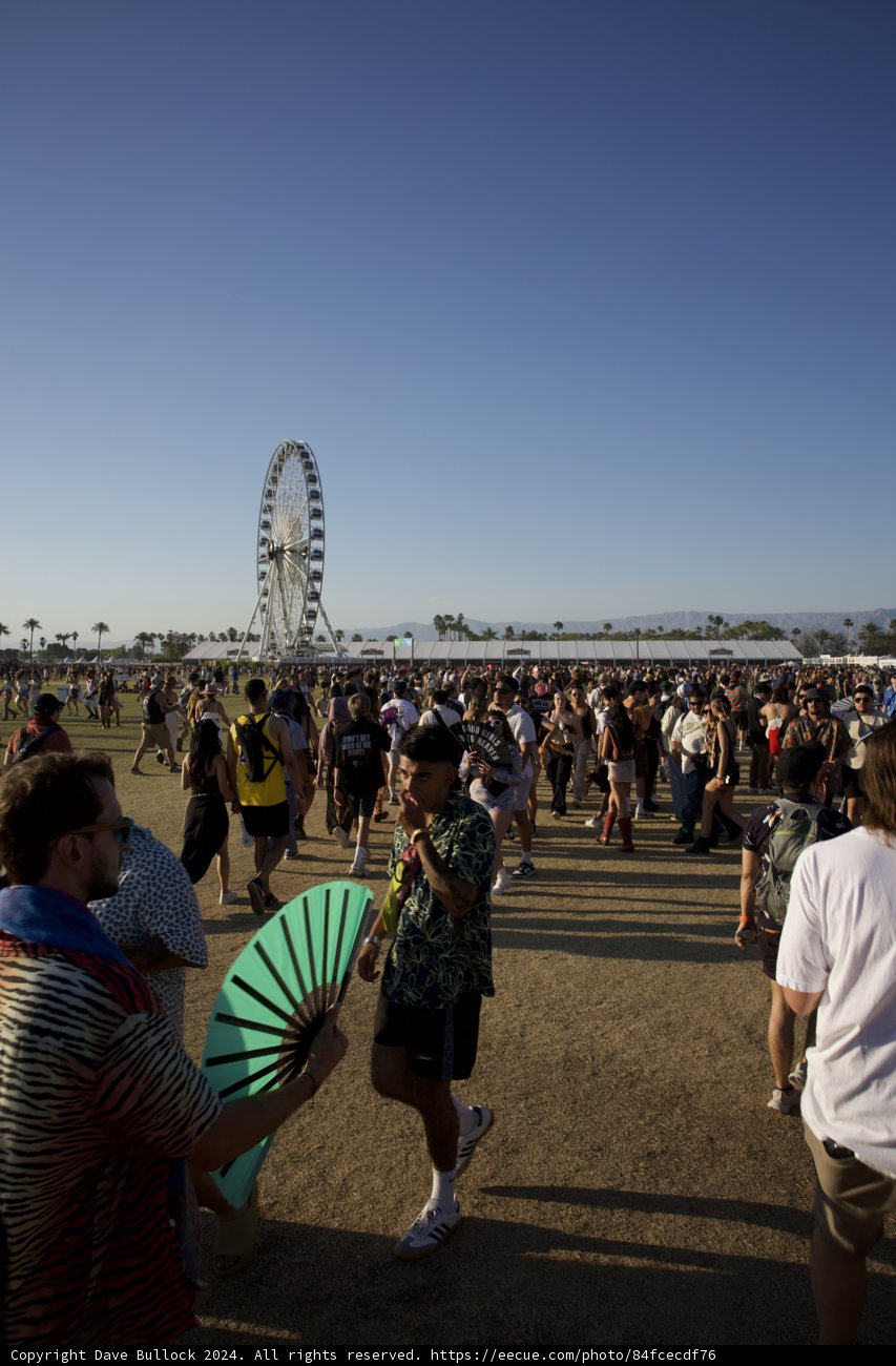 Colors and Crowds at Coachella 2024