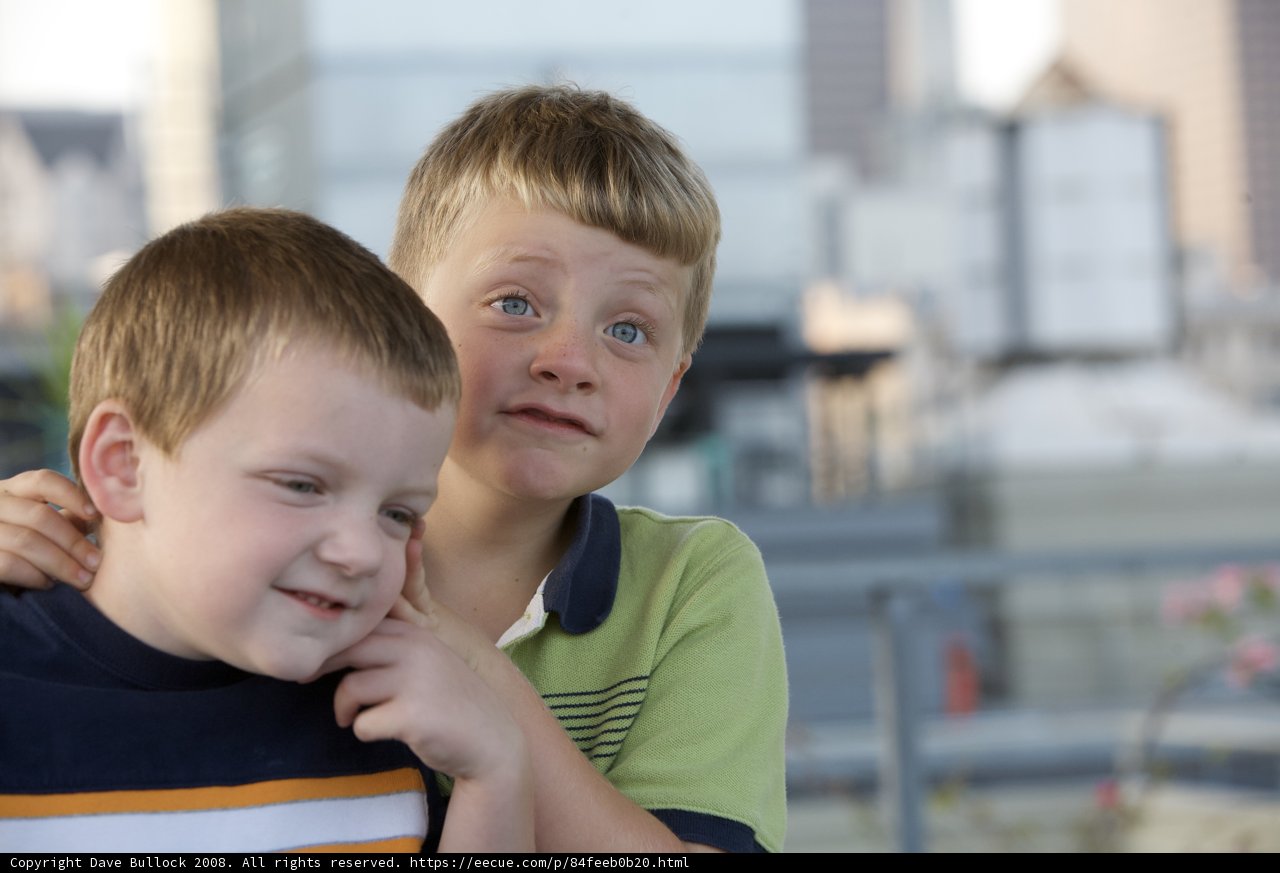 Happy Boys Strike a Pose