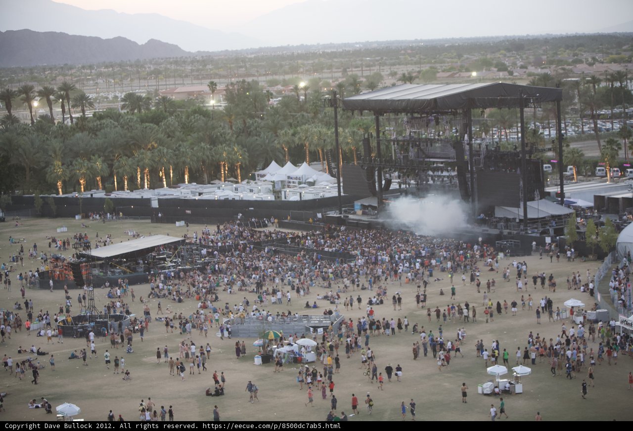 A Sea of People at Coachella Music Festival
