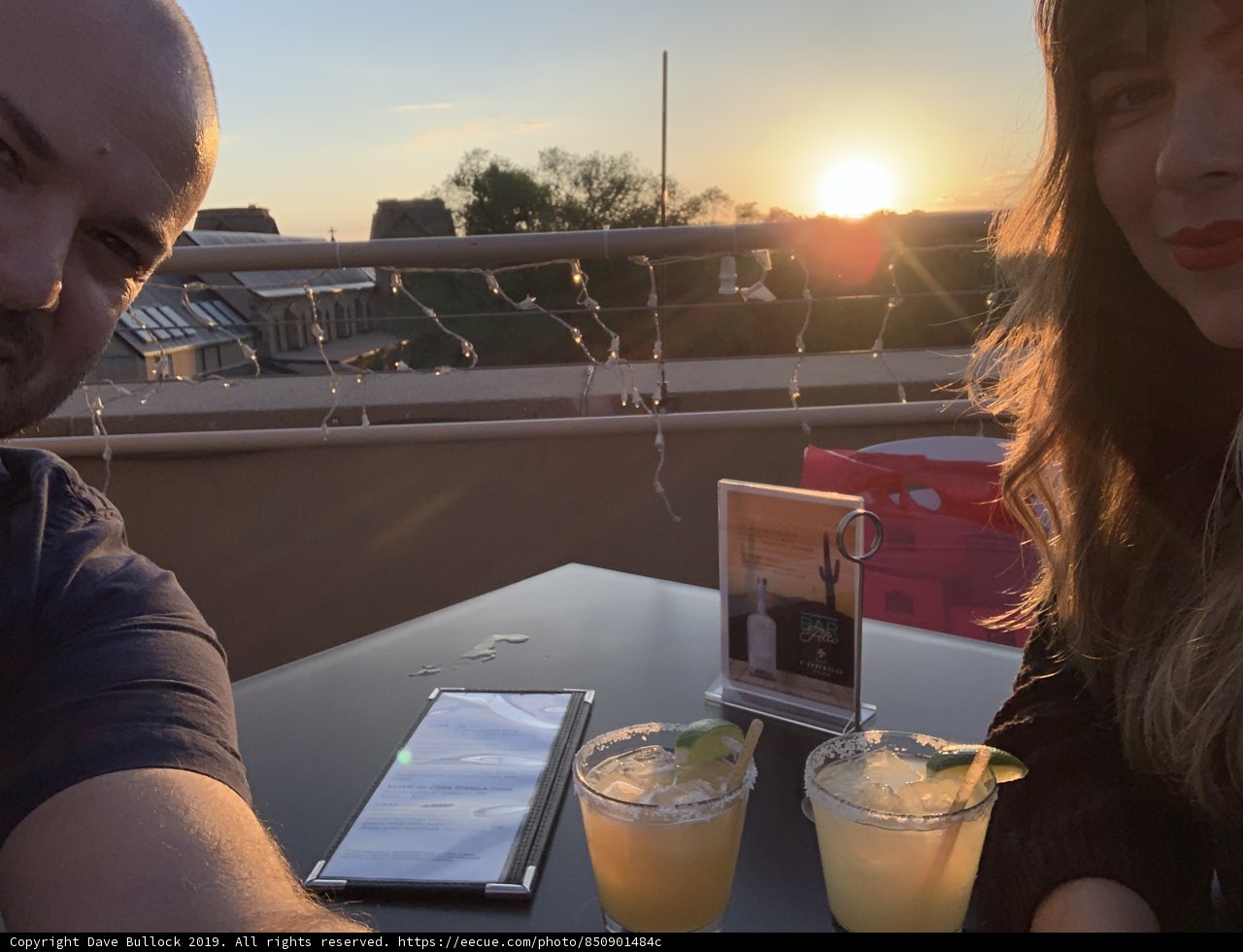 Sunset Drinks in Santa Fe