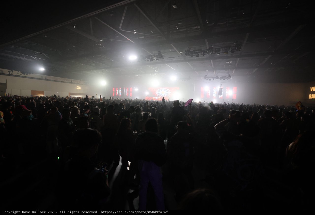 Massive Crowd Surges Toward Blazing Stage at Wobbleland