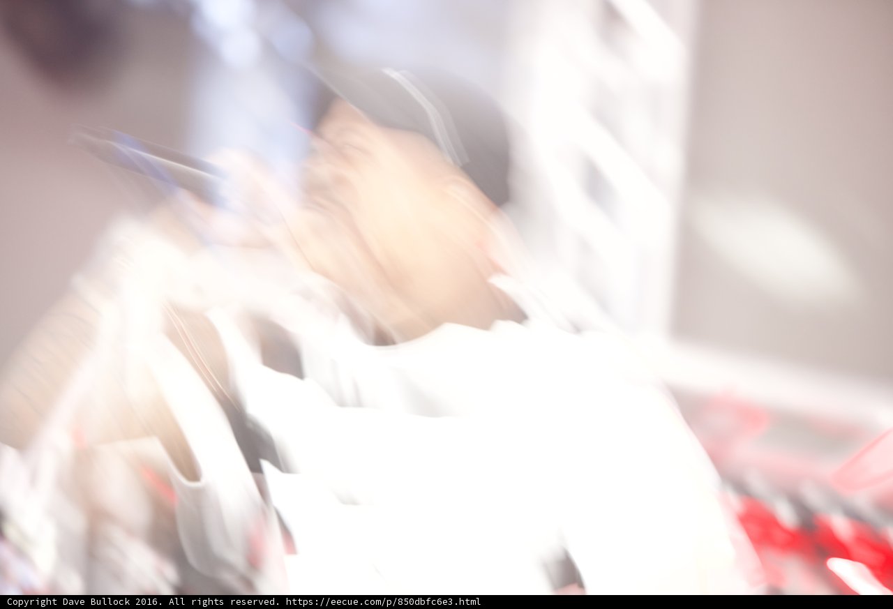 Blurry Man with the Mic