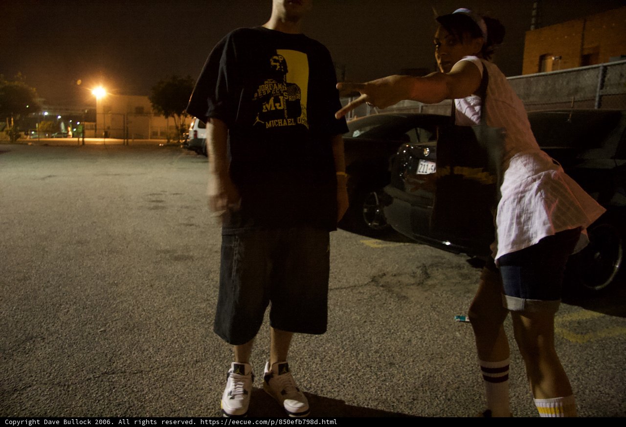 Nighttime Parking Lot Encounter