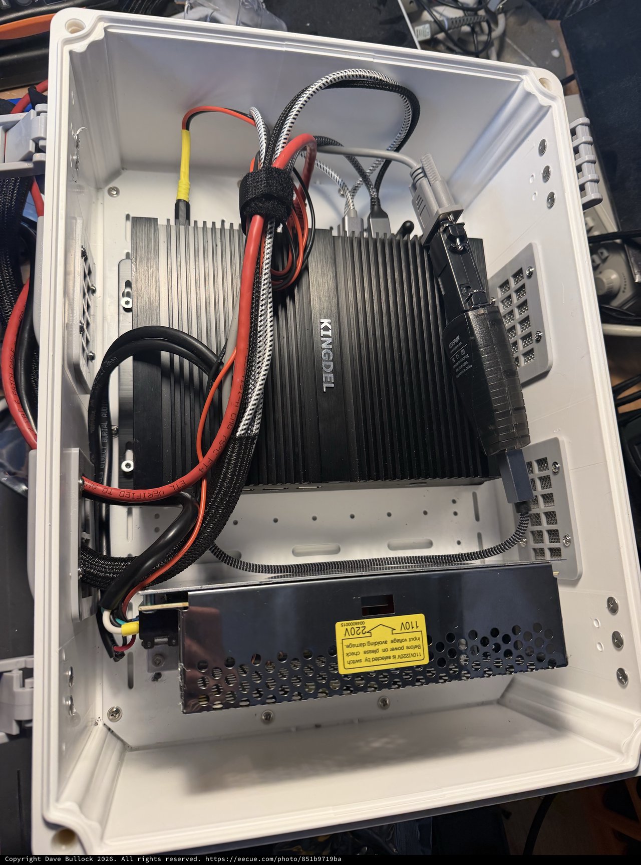 Custom Electronics Enclosure with Power Components