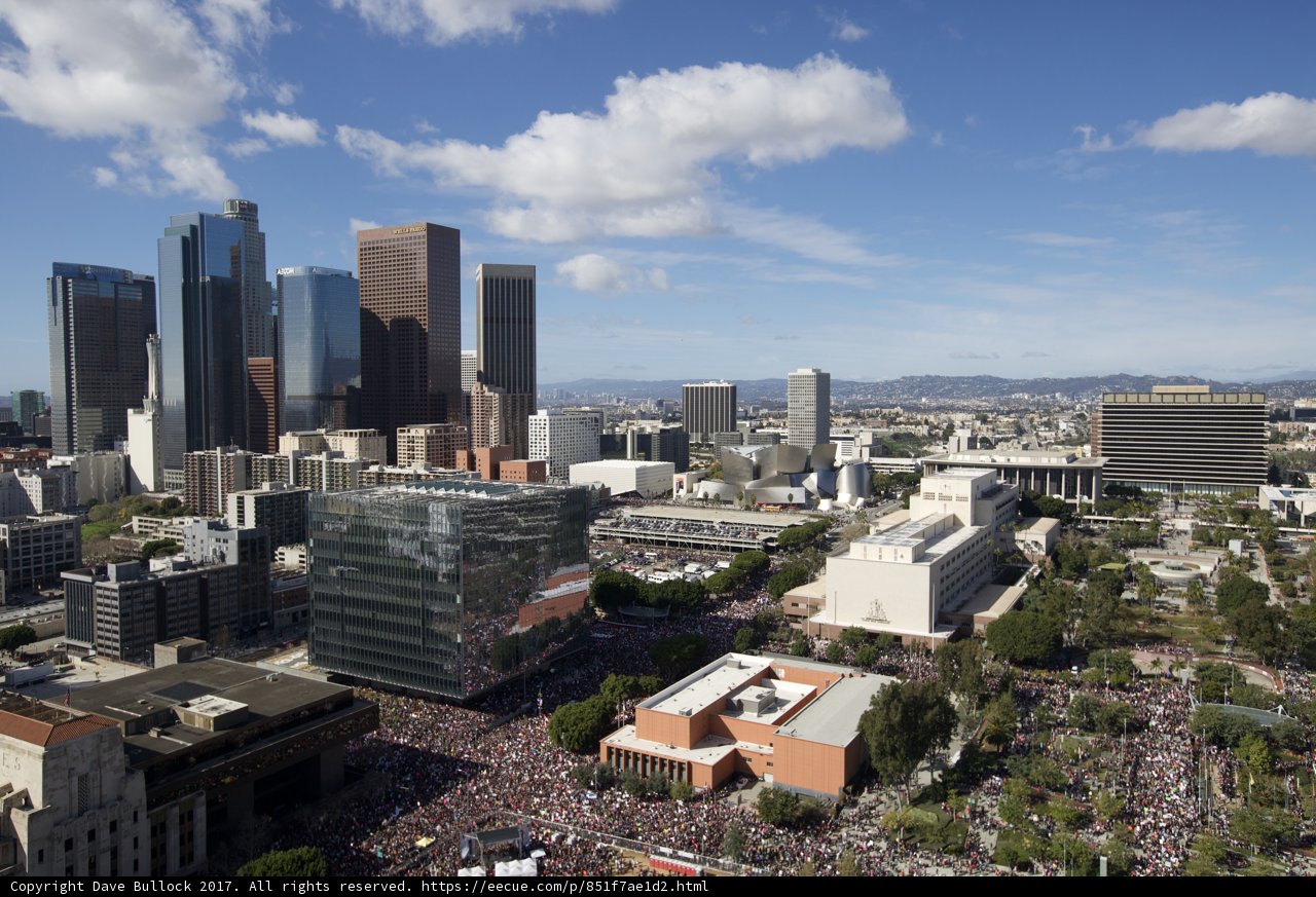 The Top of Los Angeles City Hall