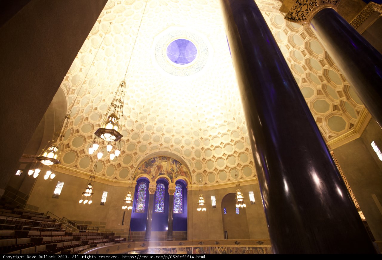The Majestic Interior of a Historic Temple