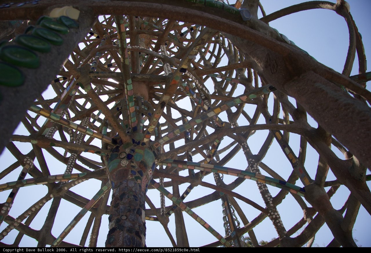 Top View of Wooden Structure in Garden