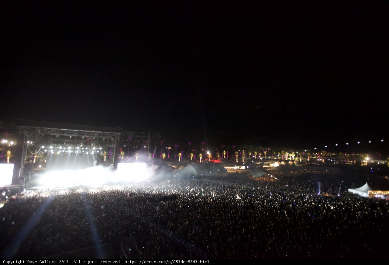 Illuminated Crowd at Rock Concert
