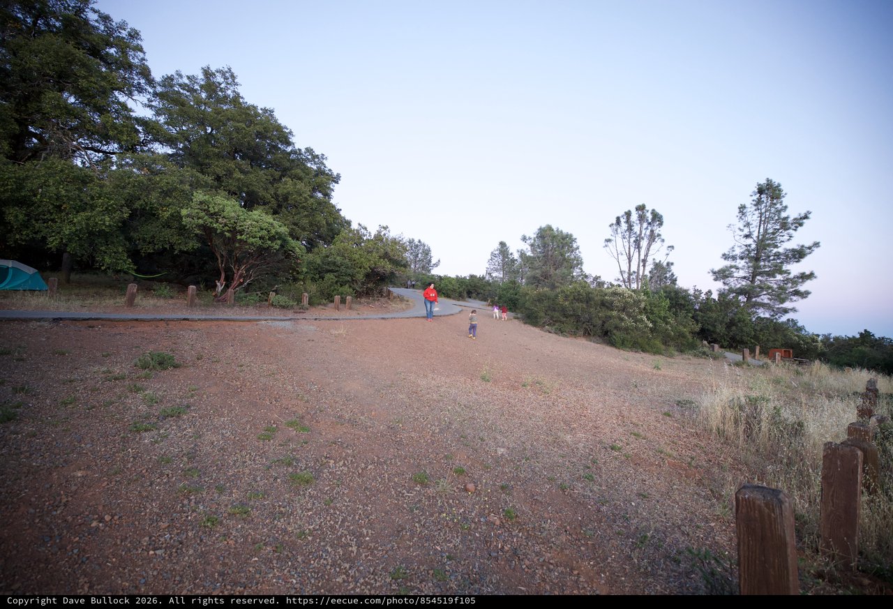 Family Evening Stroll at Mount Diablo Campground