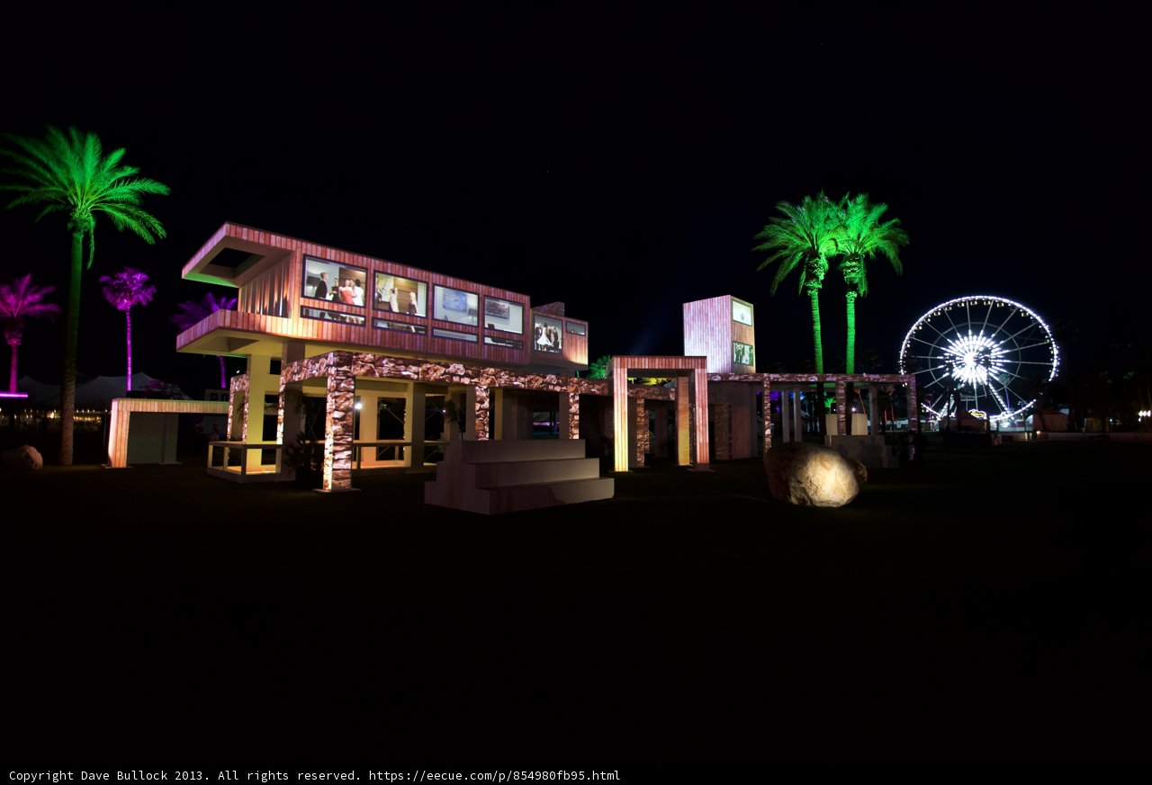 Nighttime Fun at the Palm Tree Park