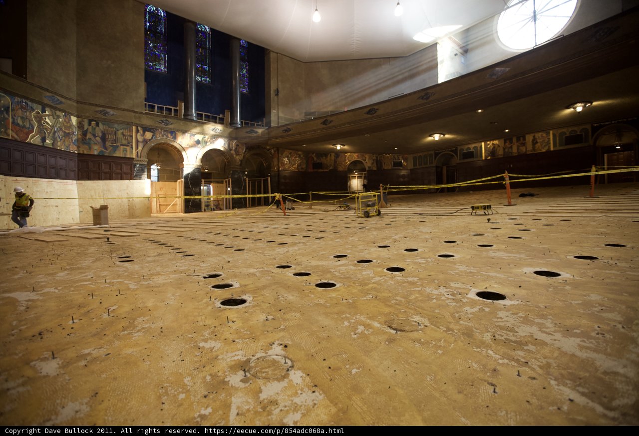 Mysterious Holes in the Cathedral Hall