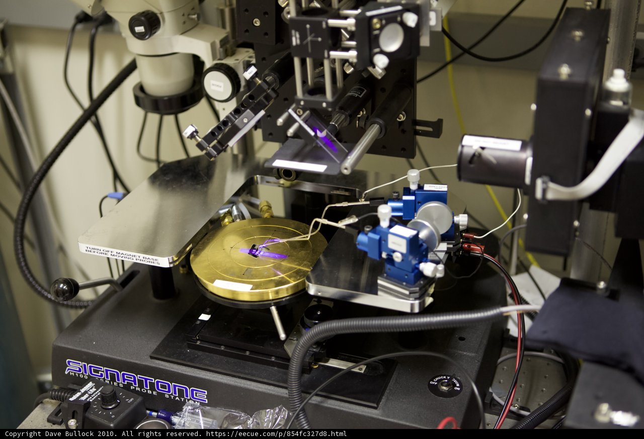 Microscopic View of a Golden Object