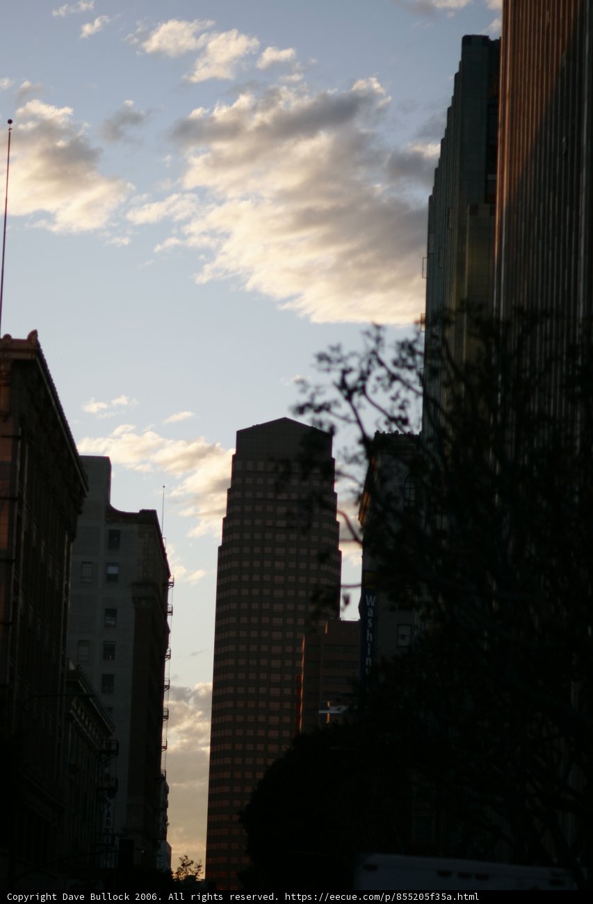 Metropolis Sunset Flyby