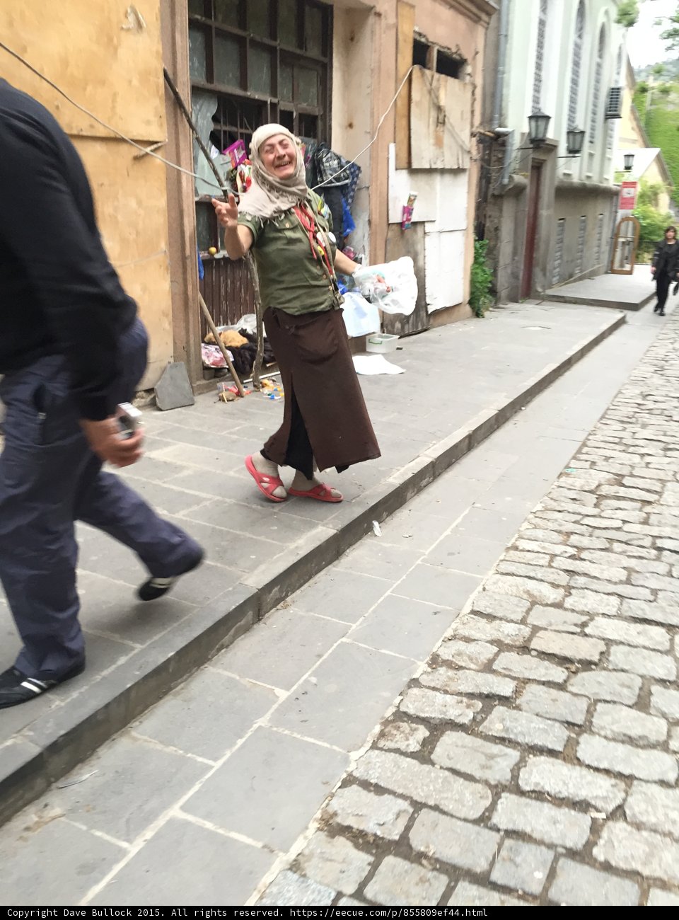 Joyful Street Vendor