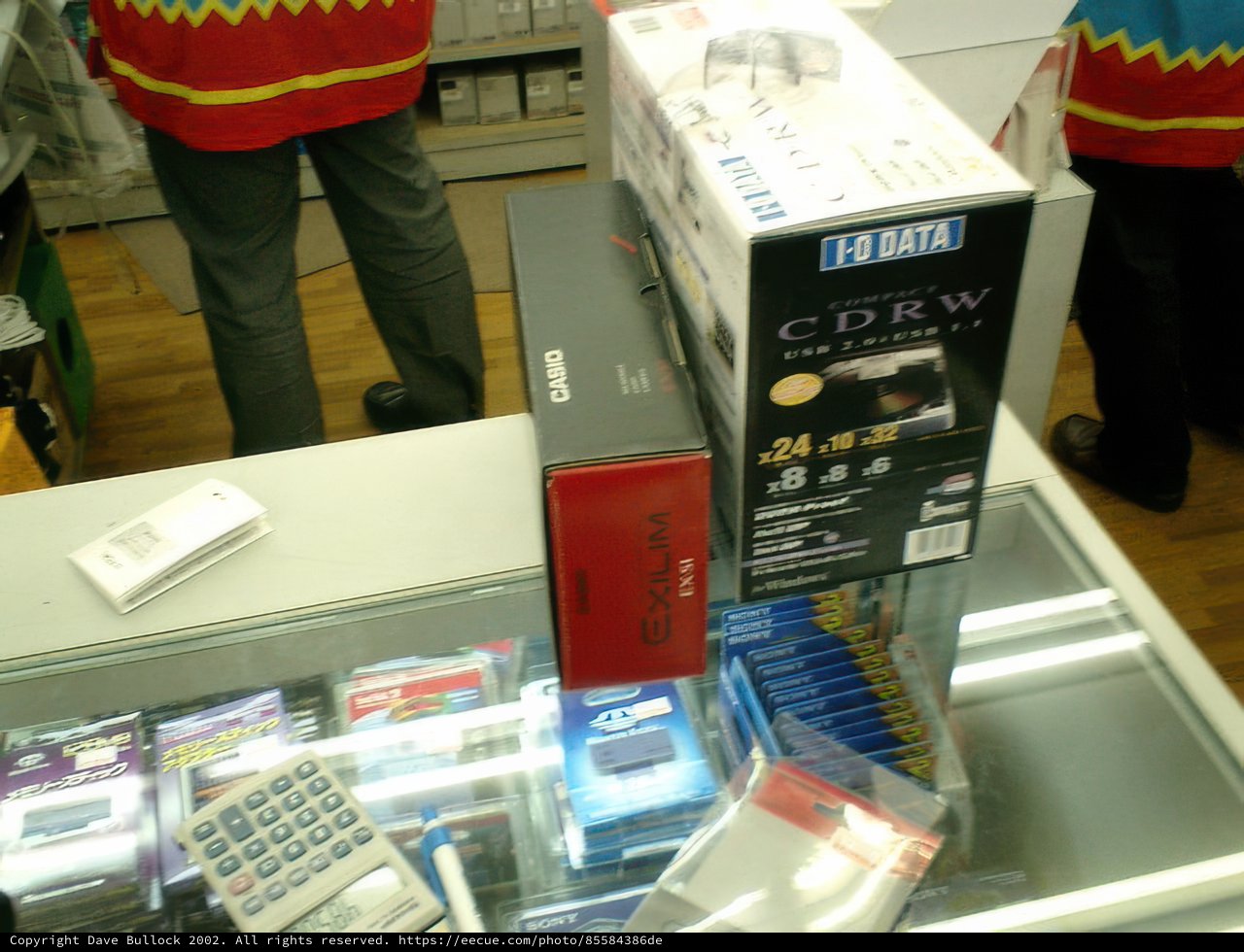 Electronics Display in Store
