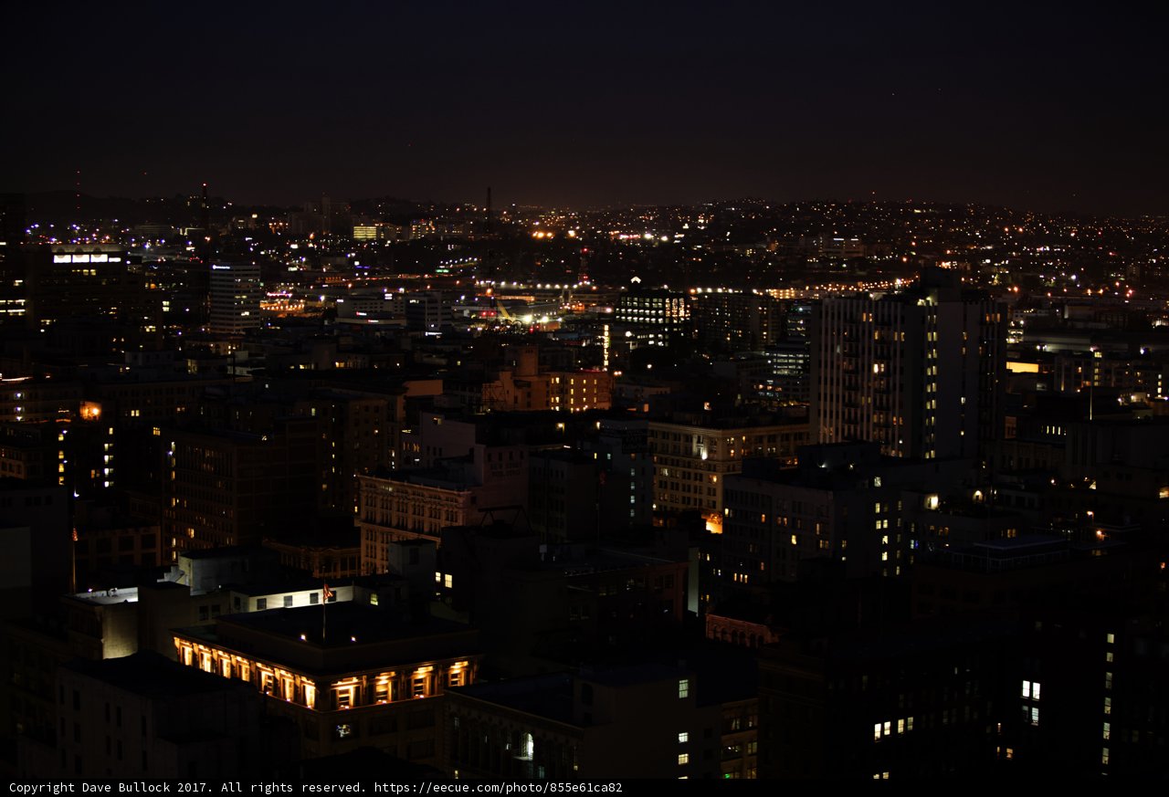 Glittering Metropolis at Night