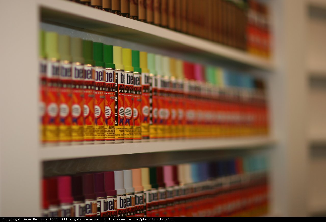 A Rainbow of Toothpaste