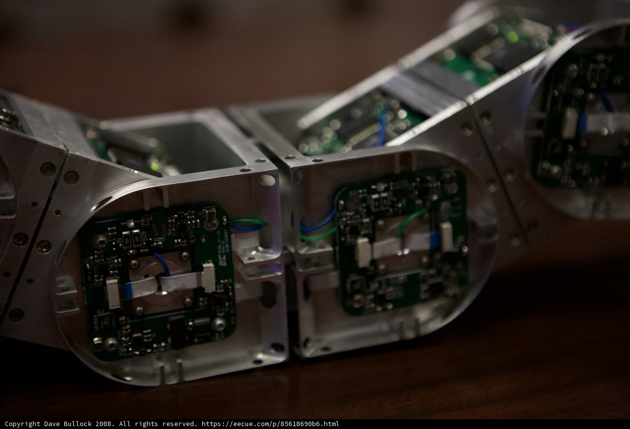 Electronic Components Mounted on Robot Arm