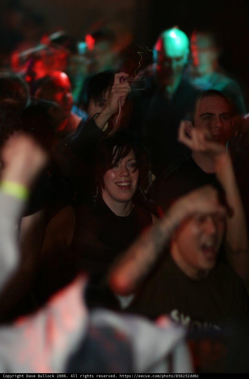 Partygoers Captured in Living Color
