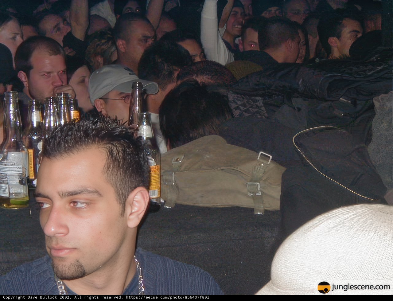Man in a Crowded Night Club