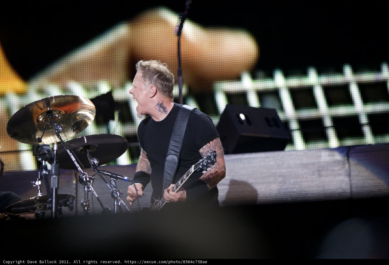 Metallichead Shreds Guitar at Big Four Festival Concert