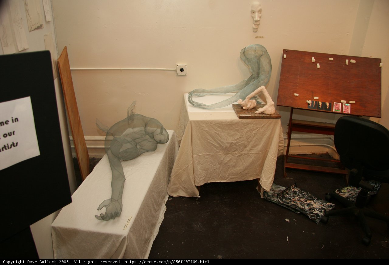 Plywood Sculpture in a Room