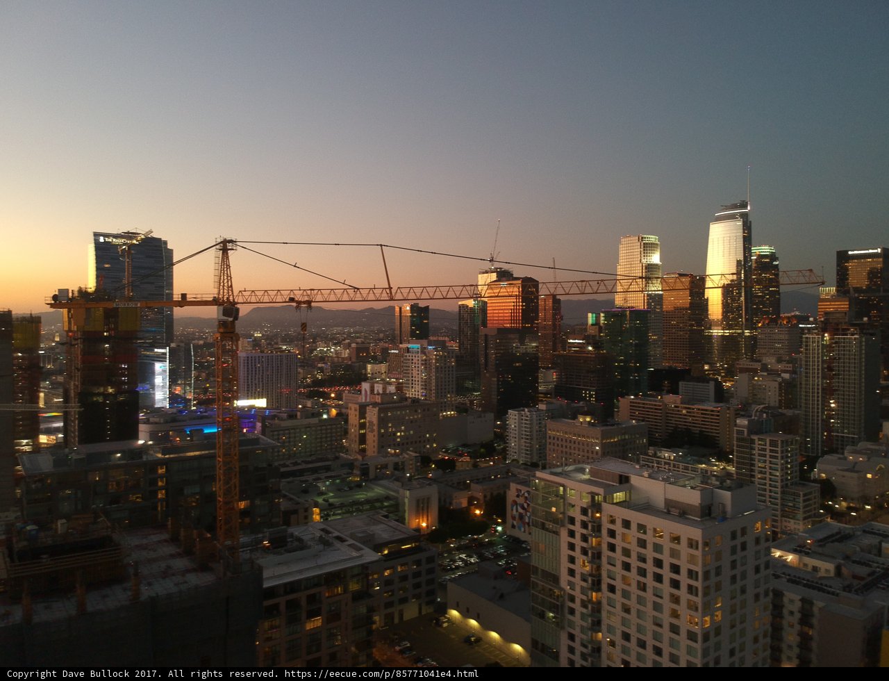 Urban Metropolis at Sunset