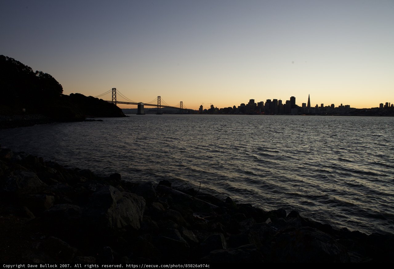 Sunset at the Bay Bridge