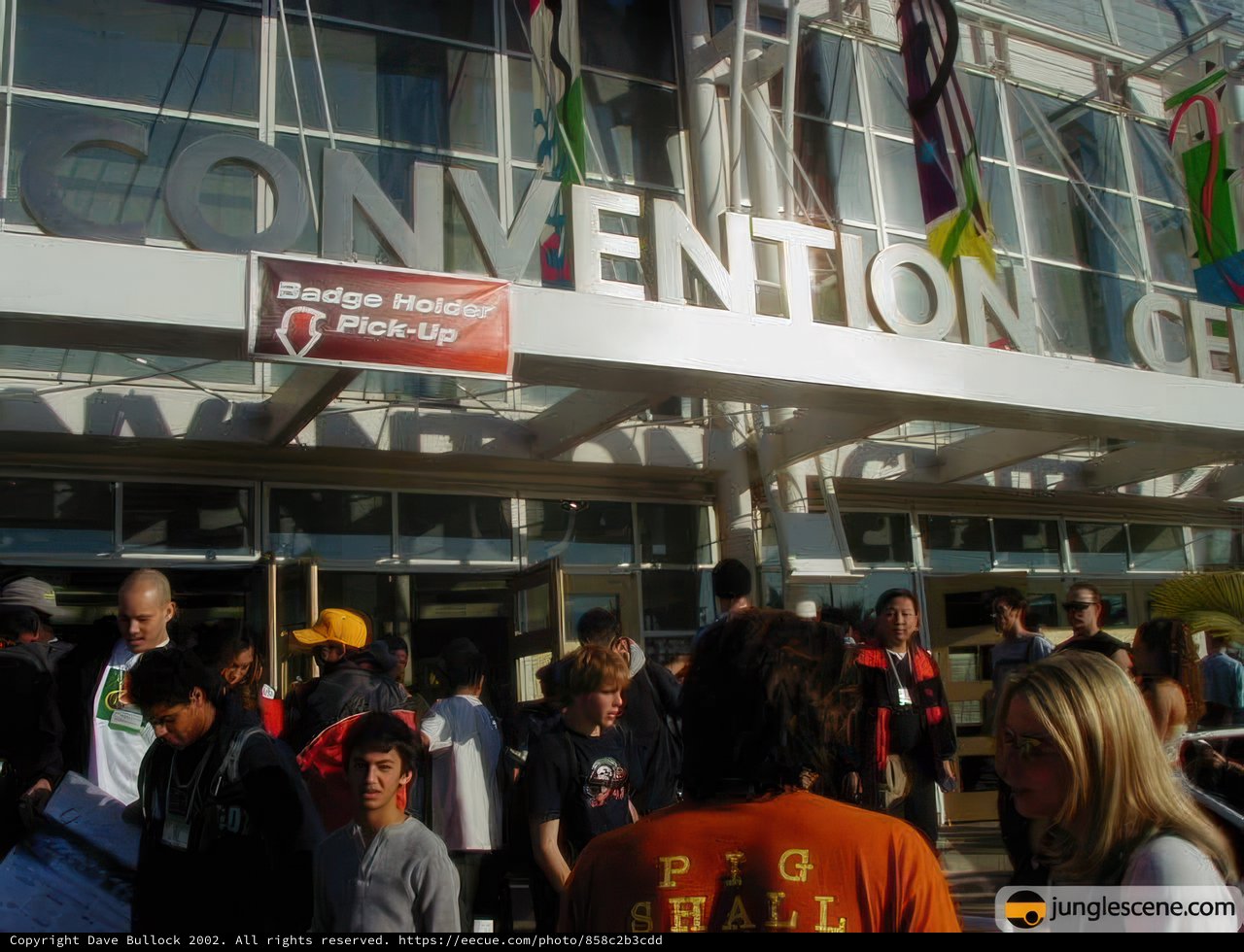 Outside the ASR Convention Center