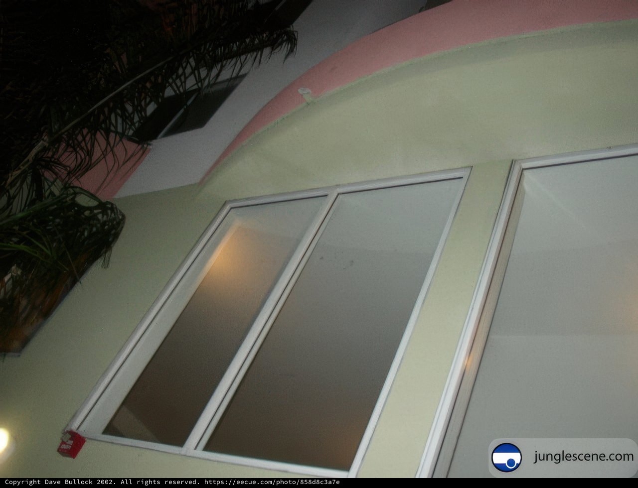 Aesthetic Window in Pink and White Wall