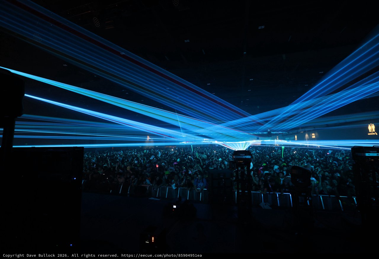 Electric Blue Laser Storm at Wobbleland 2026