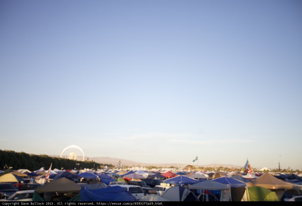 Coachella Camping Scene