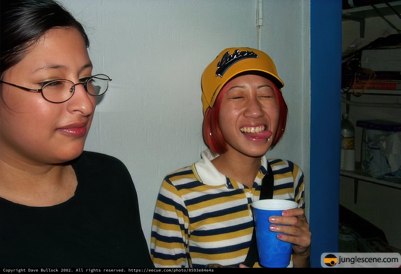 Smiling Women Enjoying Their Drinks