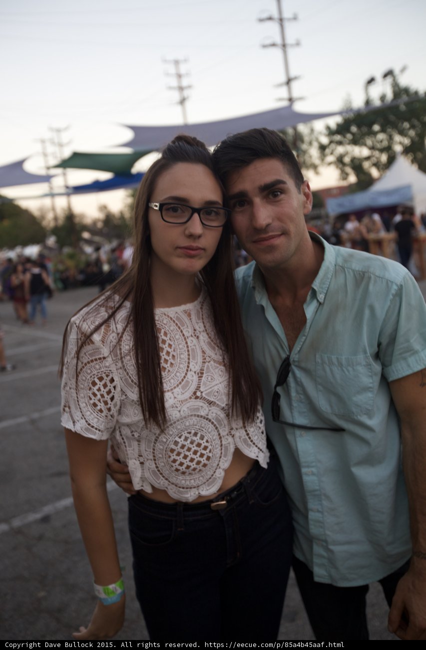 Couple Smiling Festival