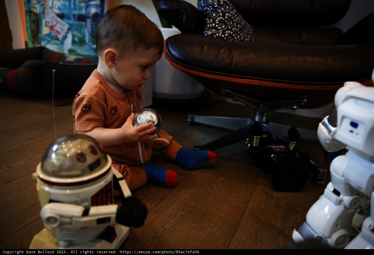 Baby's Playtime with a Robotic Friend