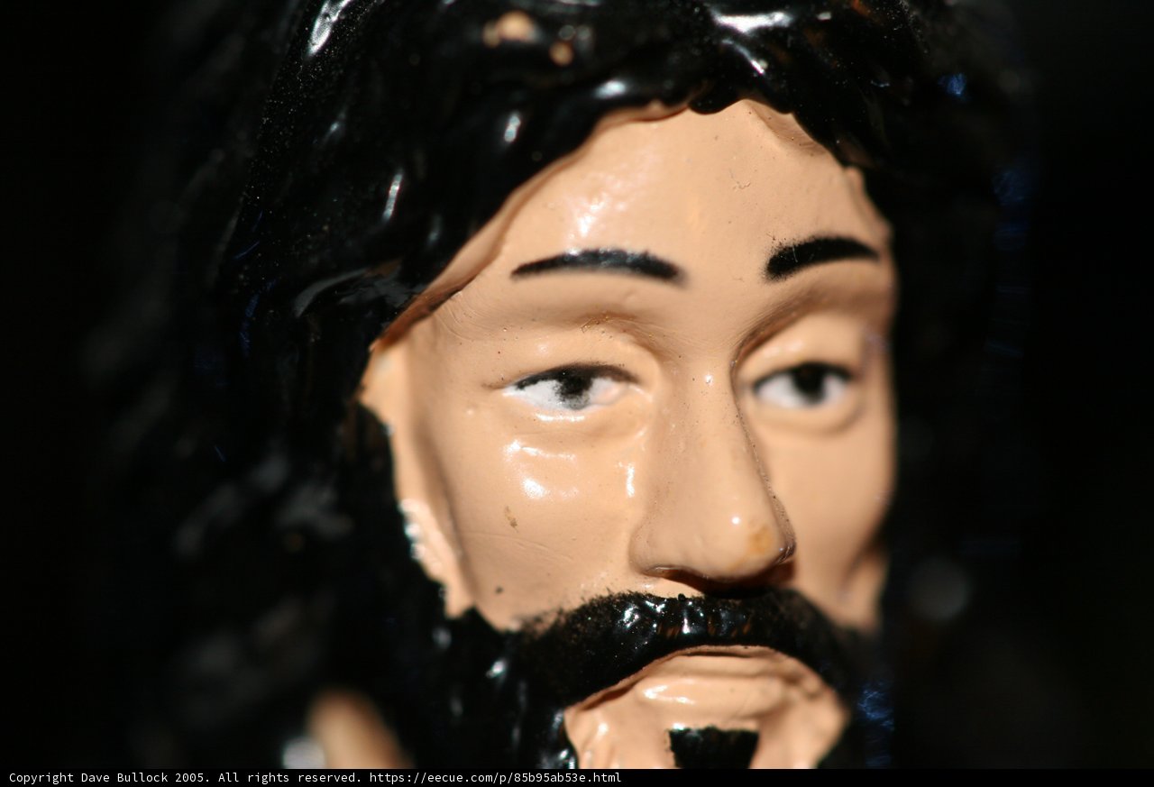 Jesus Figurine Close-Up