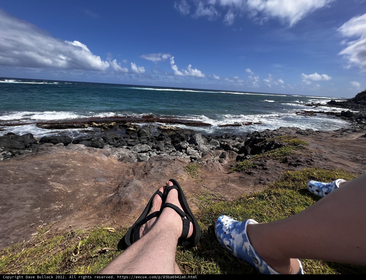 Soaking in the Serenity of the Pacific