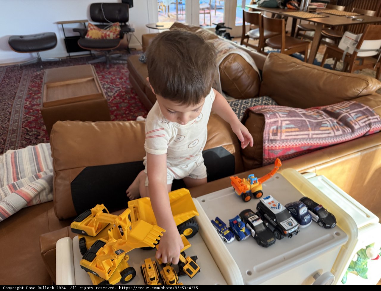 Wesley's Toy Adventure in the Living Room