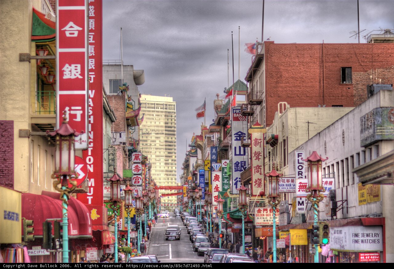Urban Metropolis Street Scene
