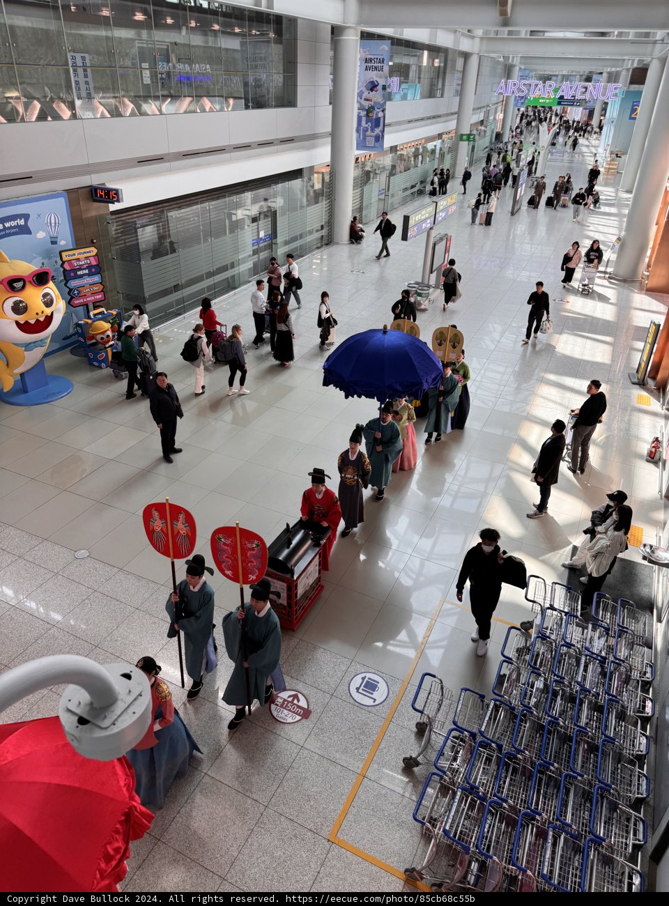 Hurried Hustle at Incheon International Airport