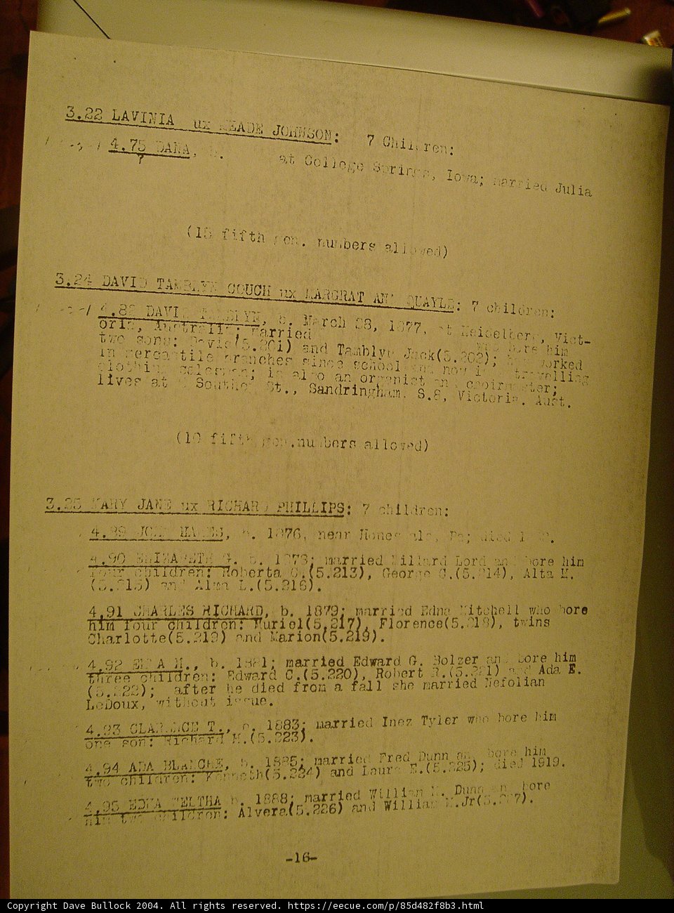 Printed page from a book