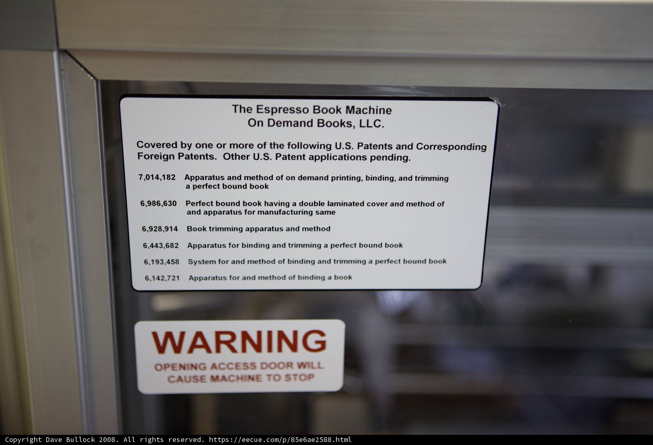 Caution: Machine in Use