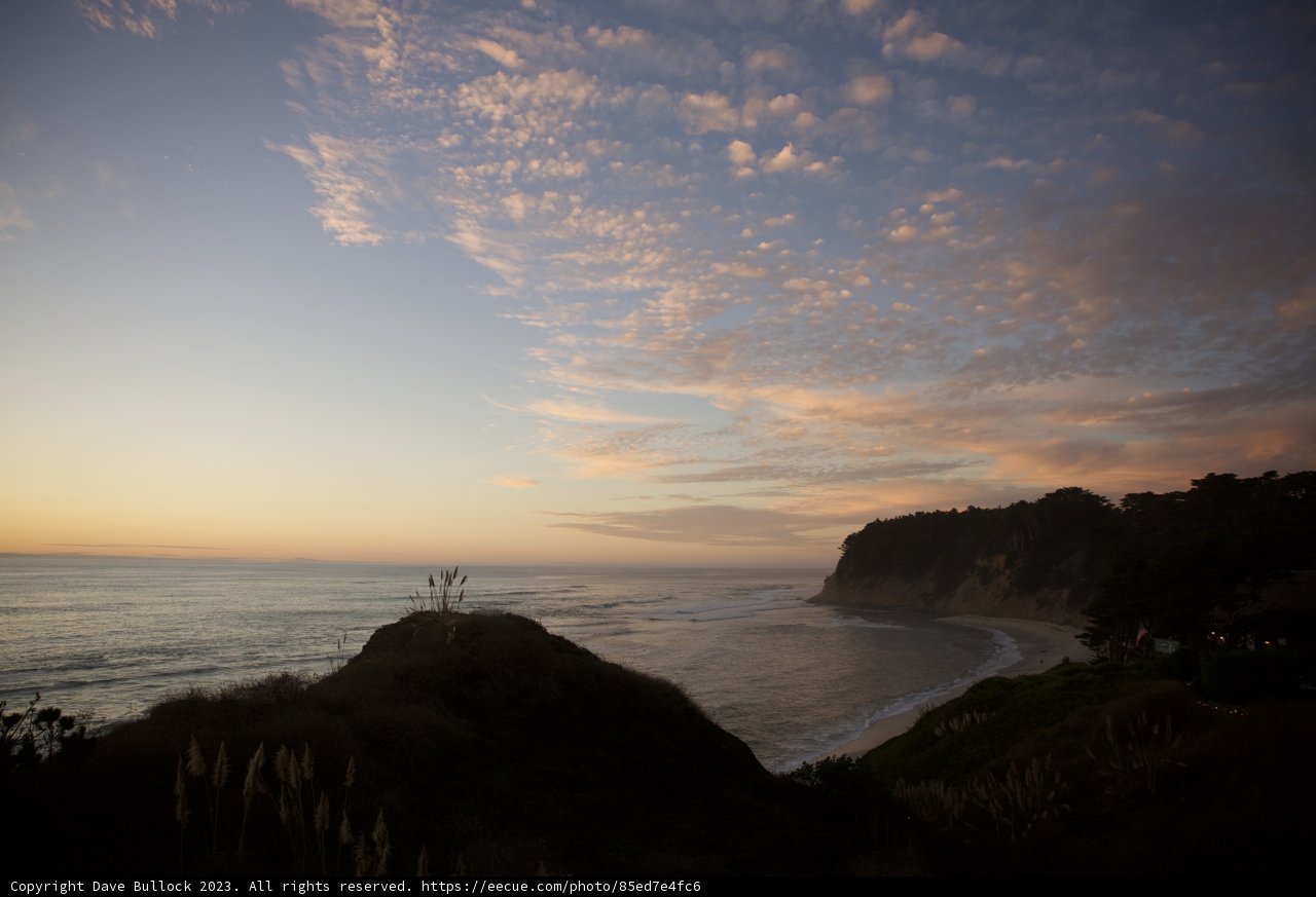 Sunset Aurora at Halfmoon Bay