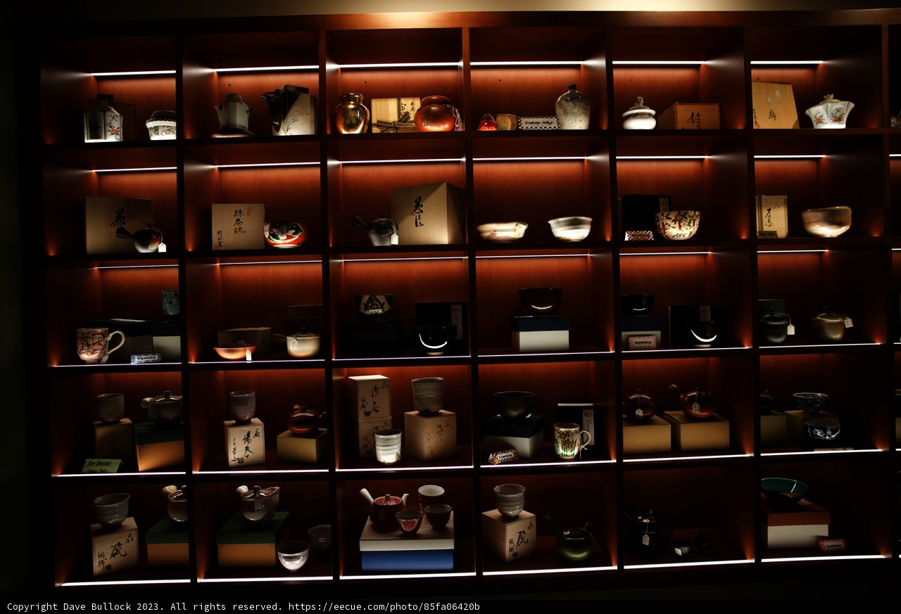 A Diverse Collection of Vases at Japan Center Malls