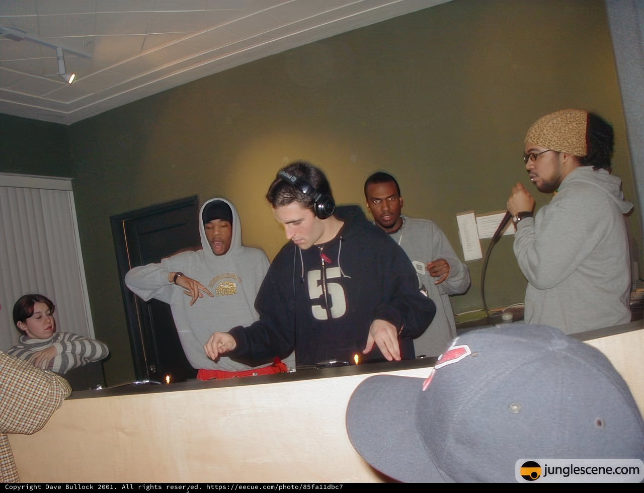New Year's Eve Party at the DJ Table