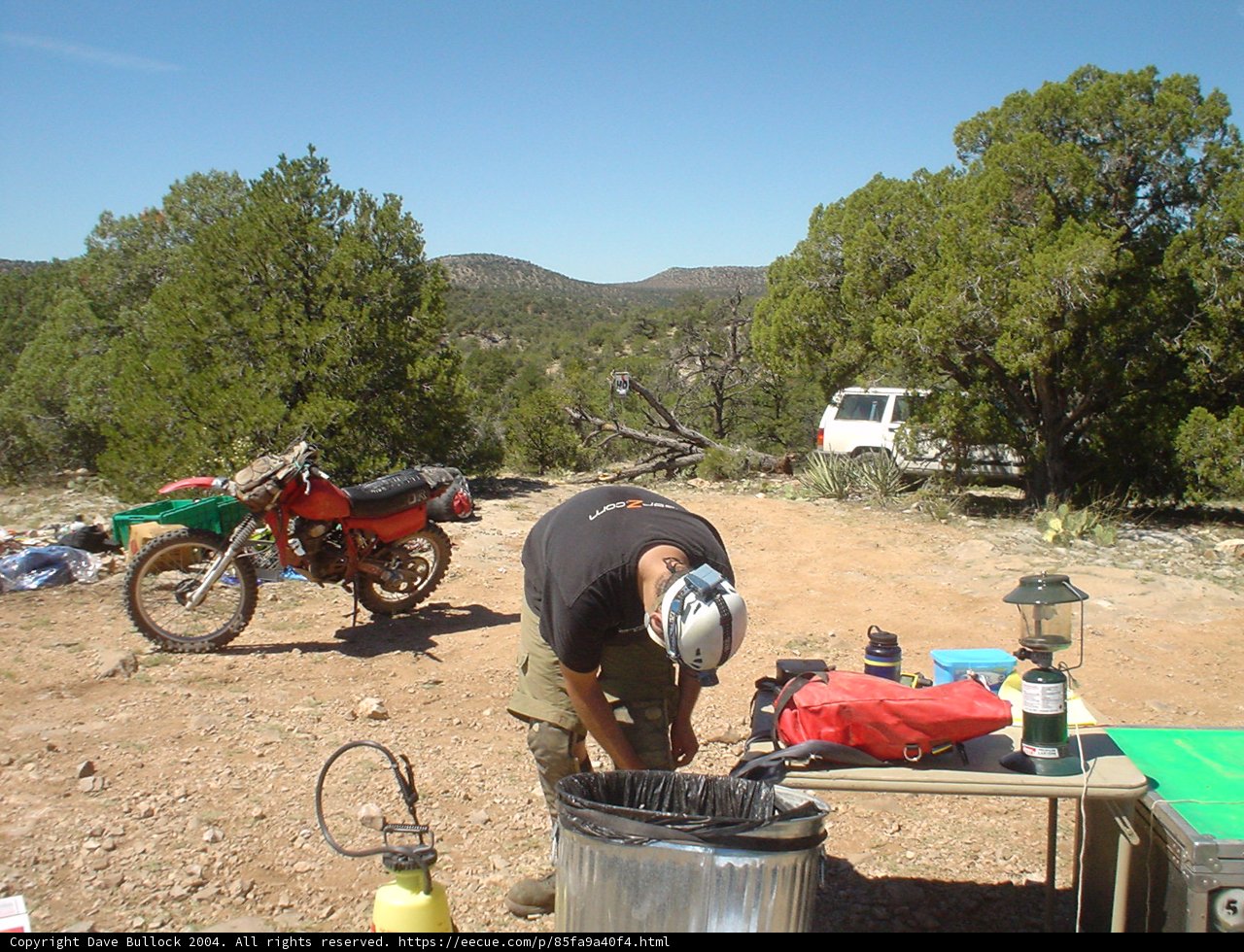 Motorcycle Maintenance in the Great Outdoors
