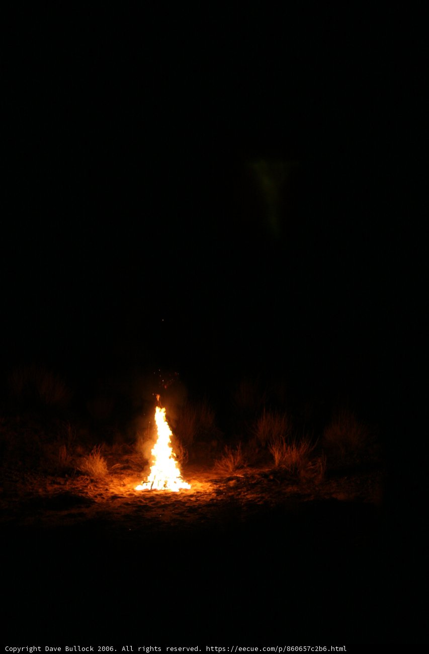 Blaze of Nighttime Warmth