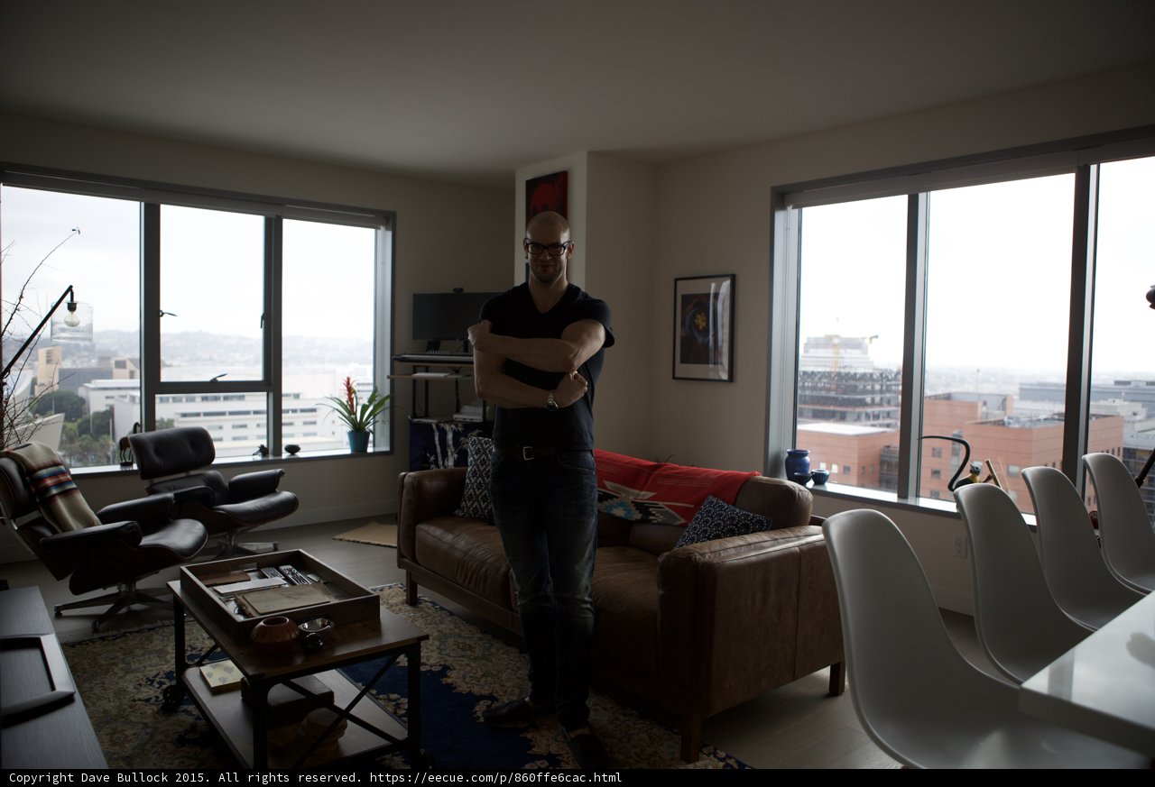 Arms Crossed in the Living Room