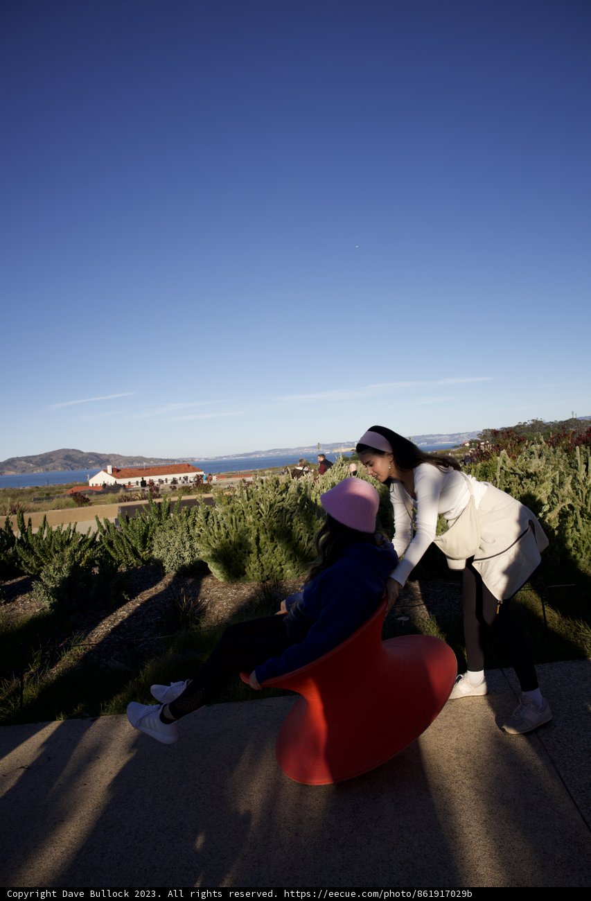 The Woman in Red: An Afternoon Relaxation