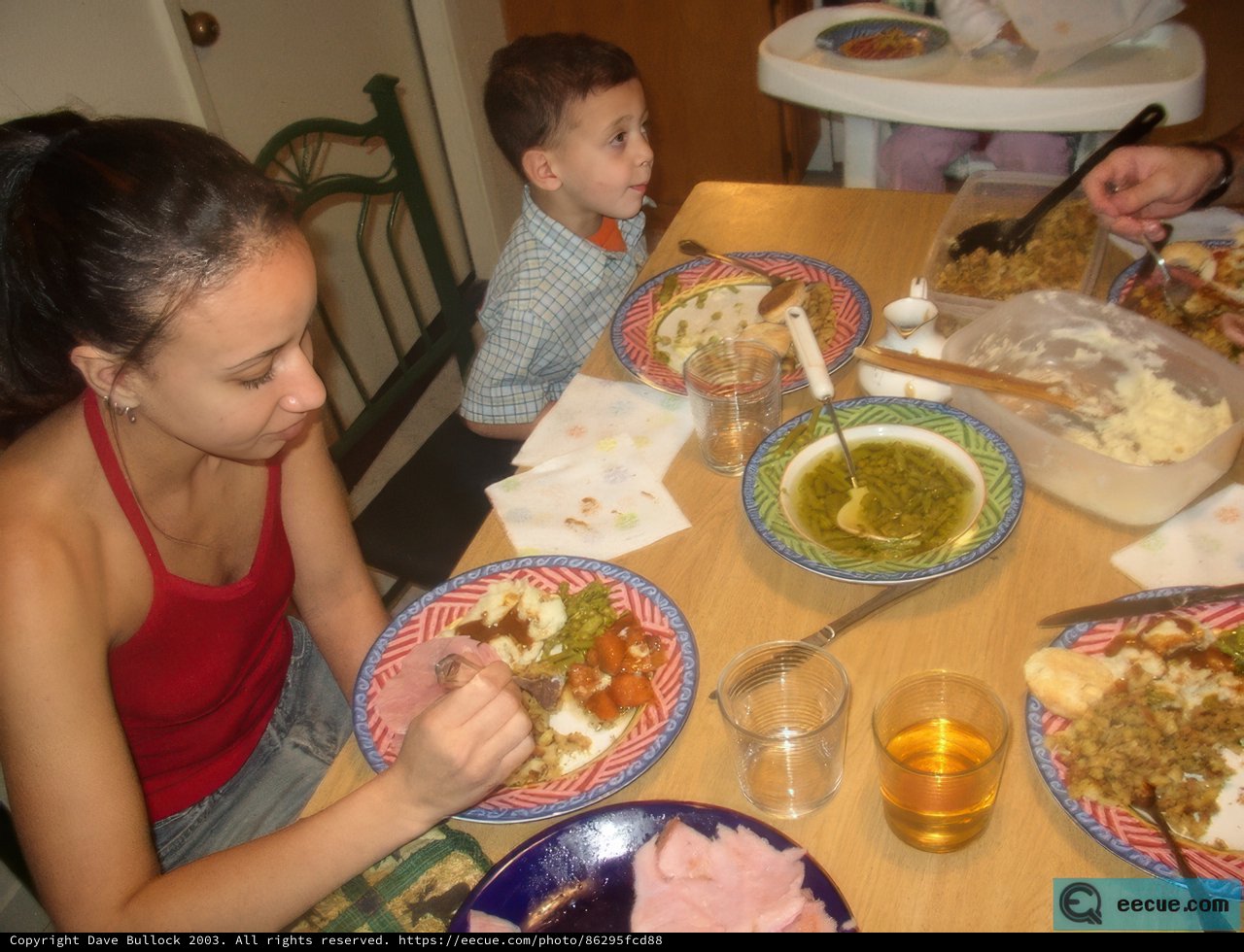 Dining with my little one